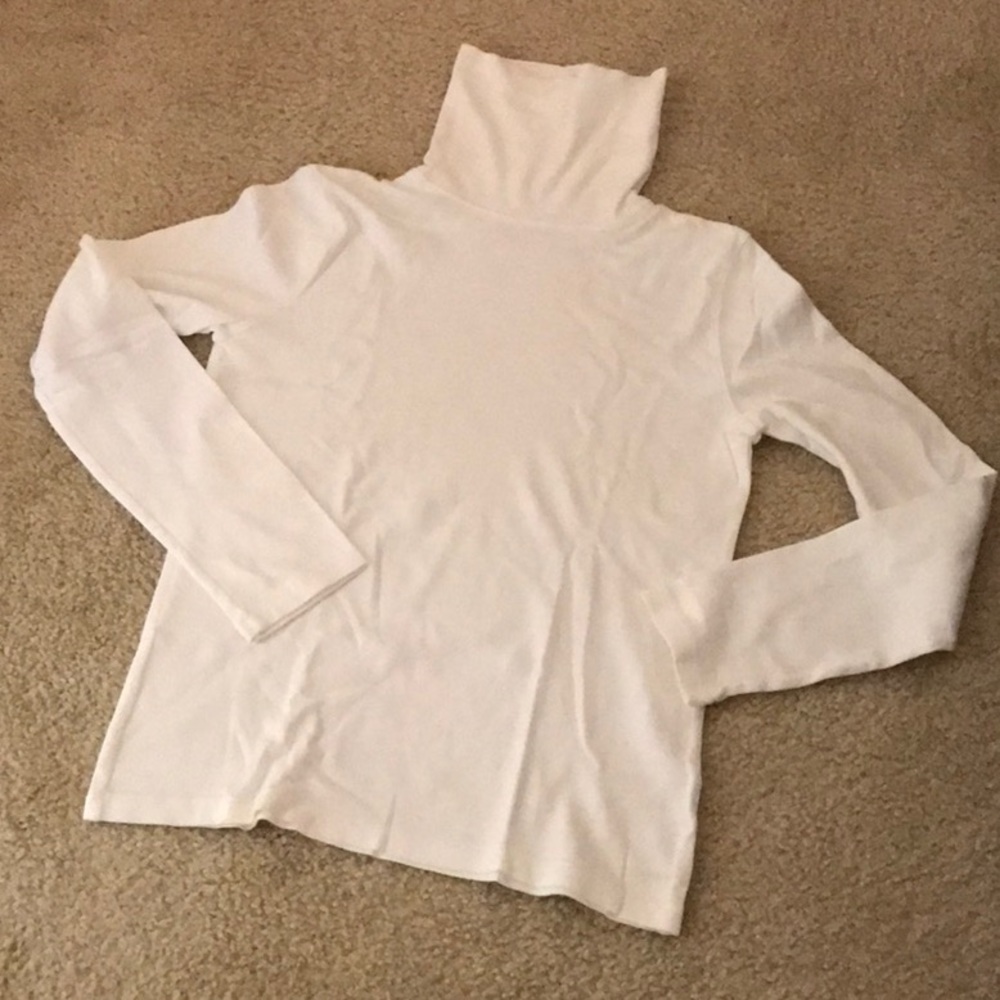 ST. JOHN’S BAY Classic Turtleneck. 100% cotton.
